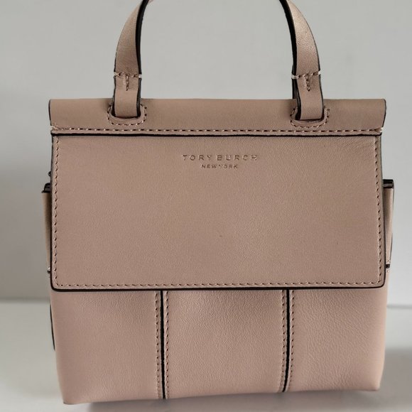 Tory Burch Block T Mini Satchel/Crossbody Bag NWOT - Picture 2 of 11